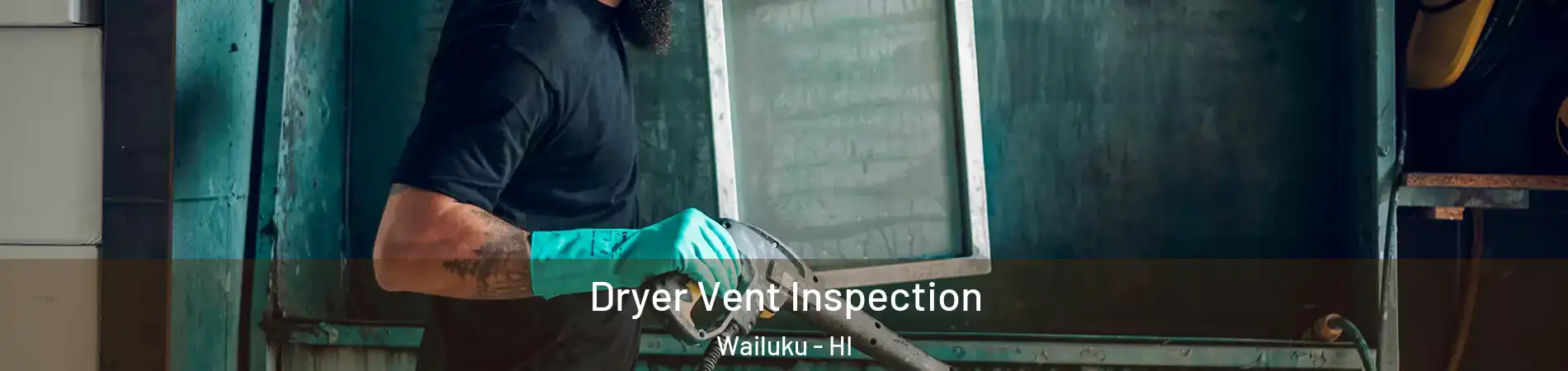 Dryer Vent Inspection Wailuku - HI