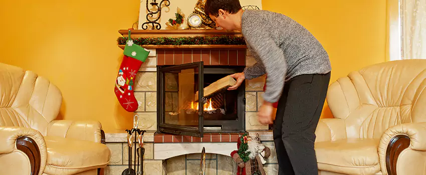 Rusted Metal Fireplace Restoration in Wailuku, Hawaii