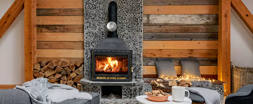 Thelin Hearth Products Direct Vent Gas Stove Fireplace Inspection in Wailuku, Hawaii